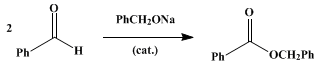 Reaction equation for BENZYL BENZOATE (Benzoic acid, benzyl ester)
