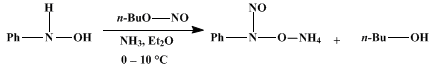 Reaction equation for CUPFERRON