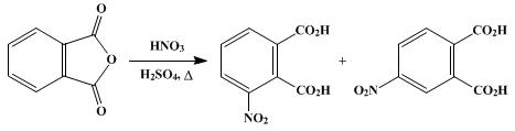 Reaction equation for 3-NITROPHTHALIC ACID (Phthalic acid, 3-nitro-)