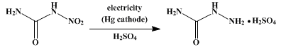 Reaction equation for SEMICARBAZIDE SULFATE