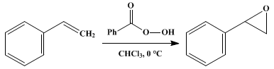 Reaction equation for STYRENE OXIDE (Oxirane, 2-phenyl-)