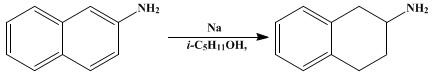 Reaction equation for ac-TETRAHYDRO-β-NAPHTHYLAMINE (2-Naphthylamine, 1,2,3,4-tetrahydro-)