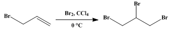 Reaction equation for 1,2,3-TRIBROMOPROPANE