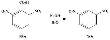 Reaction equation for 1,3,5-TRINITROBENZENE (Benzene, 1,3,5-trinitro-)