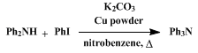 Reaction equation for TRIPHENYLAMINE
