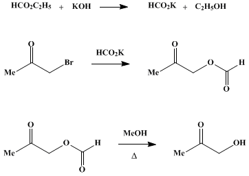 Reaction equation for ACETOL (2-Propanone, 1-hydroxy-)