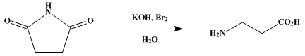 Reaction equation for β-ALANINE