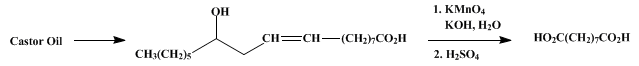 Reaction equation for AZELAIC ACID