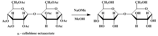 Reaction equation for CELLOBIOSE