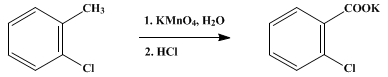 Reaction equation for o-CHLOROBENZOIC ACID (Benzoic acid, o-chloro-)