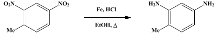 Reaction equation for 2,4-DIAMINOTOLUENE (2,4-Toluenediamine)