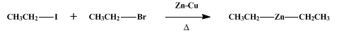 Reaction equation for DIETHYL ZINC (Zinc, diethyl-)
