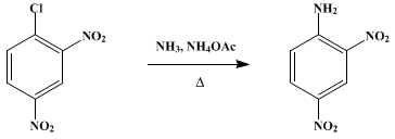 Reaction equation for 2,4-DINITROANILINE (Aniline, 2,4-dinitro-)