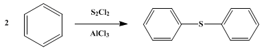 Reaction equation for DIPHENYL SULFIDE (Phenyl sulfide)