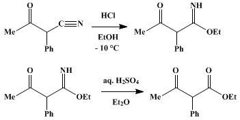 Reaction equation for ETHYL α-PHENYLACETOACETATE (α-Toluic acid, α-acetyl-, ethyl ester)