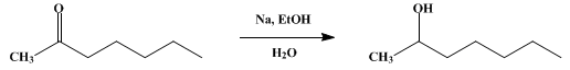 Reaction equation for 2-HEPTANOL