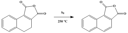 Reaction equation for 1,2-NAPHTHALIC ANHYDRIDE (1,2-Naphthalenedicarboxylic anhydride)