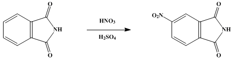 Reaction equation for 4-NITROPHTHALIMIDE (Phthalimide, 4-nitro-)