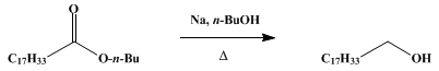 Reaction equation for OLEYL ALCOHOL