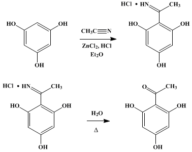 Reaction equation for PHLOROACETOPHENONE