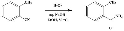 Reaction equation for o-TOLUAMIDE