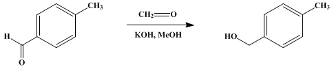 Reaction equation for p-TOLYL CARBINOL (Benzyl alcohol, p-methyl-)