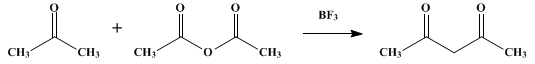 Reaction equation for ACETYLACETONE (Diacetylmethane; 2,4-pentanedione)