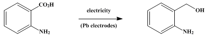 Reaction equation for o-AMINOBENZYL ALCOHOL (Benzyl alcohol, o-amino-)