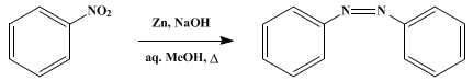 Reaction equation for AZOBENZENE