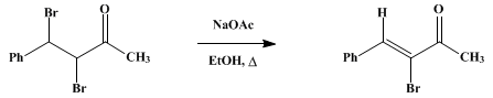 Reaction equation for α-BROMOBENZALACETONE (3-Buten-2-one, 3-bromo-4-phenyl-)