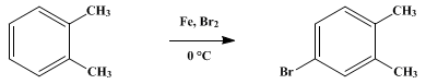 Reaction equation for 4-BROMO-o-XYLENE (o-Xylene, 4-bromo-)