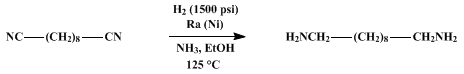 Reaction equation for DECAMETHYLENEDIAMINE (1,10-Decanediamine)