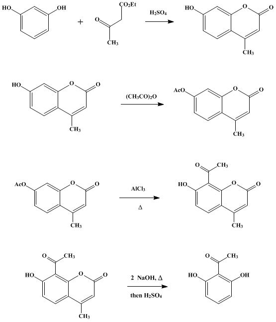 Reaction equation for 2,6-DIHYDROXYACETOPHENONE (Acetophenone, 2,6-dihydroxy-)