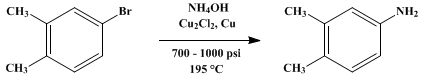 Reaction equation for 3,4-DIMETHYLANILINE (Xylidine, 3,4-)