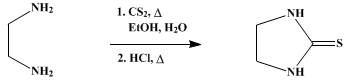 Reaction equation for ETHYLENE THIOUREA (2-Imidazolidinethione)