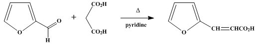 Reaction equation for FURYLACRYLIC ACID (2-Furanacrylic acid)