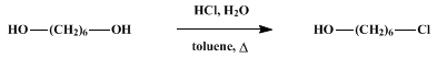 Reaction equation for HEXAMETHYLENE CHLOROHYDRIN (1-Hexanol, 6-chloro-)