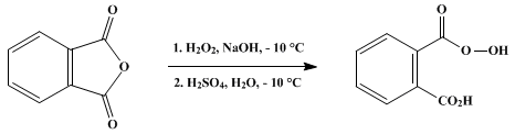 Reaction equation for MONOPERPHTHALIC ACID (Phthalic monoperacid)