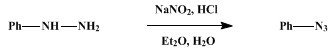 Reaction equation for PHENYL AZIDE (Benzene, azido-)