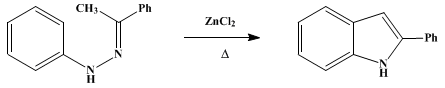 Reaction equation for 2-PHENYLINDOLE (Indole, 2-phenyl-)
