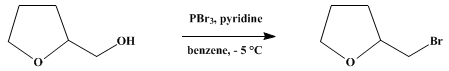 Reaction equation for TETRAHYDROFURFURYL BROMIDE (Furan, 2-(bromomethyl)tetrahydro-)