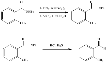 Reaction equation for o-TOLUALDEHYDE