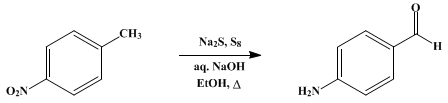 Reaction equation for p-AMINOBENZALDEHYDE (Benzaldehyde, p-amino-)