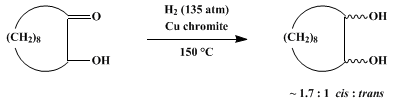 Reaction equation for 1,2-CYCLODECANEDIOL
