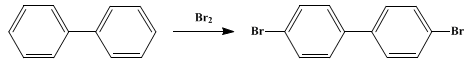 Reaction equation for 4,4'-DIBROMOBIPHENYL (Biphenyl, 4,4'-dibromo-)