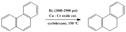Reaction equation for 9,10-DIHYDROPHENANTHRENE (Phenanthrene, 9,10-dihydro-)