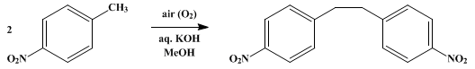 Reaction equation for p,p'-DINITROBIBENZYL (Bibenzyl, 4,4'-dinitro-)