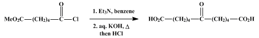 Reaction equation for 6-KETOHENDECANEDIOIC ACID (Undecanedioic acid, 6-oxo-)