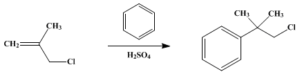 Reaction equation for NEOPHYL CHLORIDE (Benzene, (2-chloro-1,1-dimethylethyl)-)