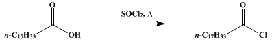 Reaction equation for OLEOYL CHLORIDE